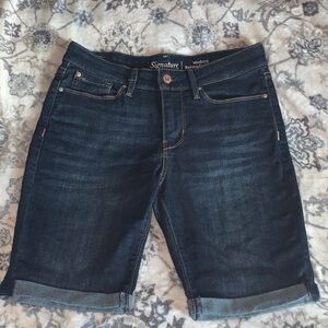 Levi's Dark Blue Bermuda Denim Shorts